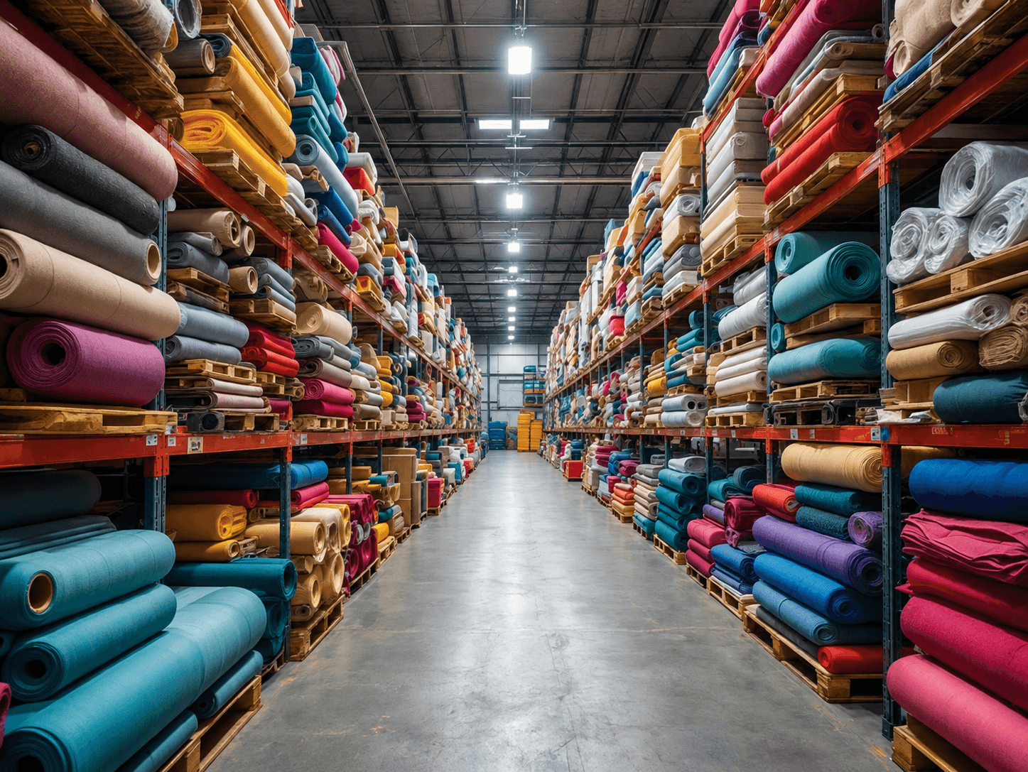 Textile fabric prepared for supply